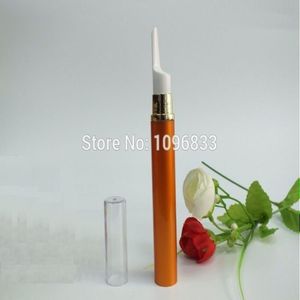 15ML 15G Orange Color Airless Bottle Pen with Massage Head Cosmetics Eye Serum Essence Lotion Packaging Bottles, 50pcs Ibnom Tiiqo