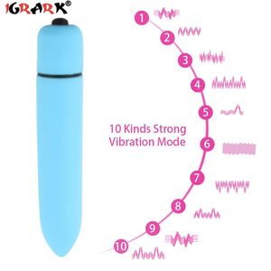 Vuxen leksaker 10 hastighetskula vibrator dildo mini av stick gspot klitoris stimulator vagina massage sex för kvinnor mogurator produkt 231017