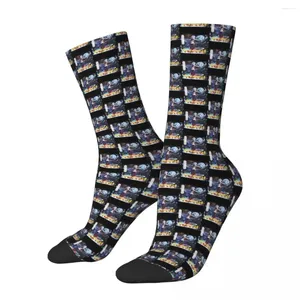 Herrstrumpor Genshin Impact Game Cover 01 Perfekt gåva unisex vinter varm lycklig gatstil Crazy Sock