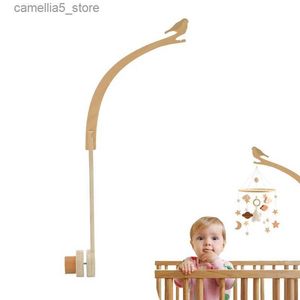 Mobiles# Baby Wooden Bed Bell Bracket Mobile Hanging Rattles Toy Hanger Baby Crib Mobile Bed Bell Wood Toy Holder Arm Bracket Toy Gifts Q231017