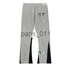 Herenbroeken 23ss Galleries Joggingbroeken Dept Pants Gespikkelde Letterprint Herenbroeken Paar Losse broeken Veelzijdige casual broek Recht dw x1017 x1018