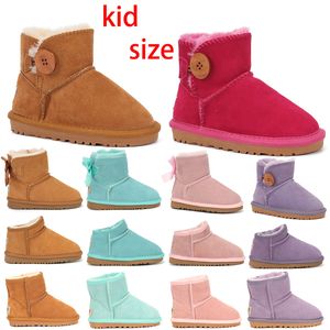 2024 Tasarımcı Ayakkabı Uggzgali Yeni Botlar Çocuk Botları Avustralya Snow Boot Çocuk Ayakkabı Kış Klasik Ultraboot Botton Baby Paties Bottes Chaussures Enfants Pour