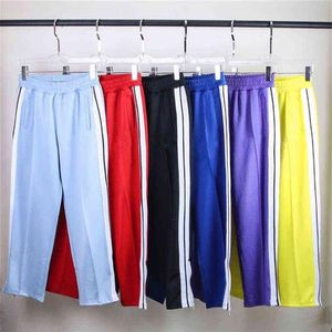 Męskie spodnie damskie Sports Pants Designers TrackSUITS luz luźne płaszcze kurtki bluzy bake preski tęczowe sznurki zamek błyskawiczne 262e