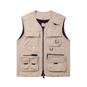 Carharttlys Designer Overcoat Original Quality Trendy Multi Pocket Functional Work Suit Waterproof Vest Men's And Women's Casual Shoulder Trendy Coat