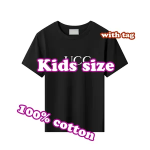 Luxury Designer Kids T Shirts G Shirt Baby Clothes Luxury Tshirts For Kid Designers Boy Tops Childrens Suit Girl T-shirts Printed Clothing 1