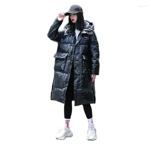 Women's Trench Coats parkas Mujer Invierno 2023 Buena Calidad Temperament do pracy Temperament dojeżdżającego