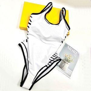 Black White Designer One Pieces Swimsuit Brand Bikinis 2023 Sexy Push Up Swimwear Women's Bathing Suits With Tags XL Monokini247a