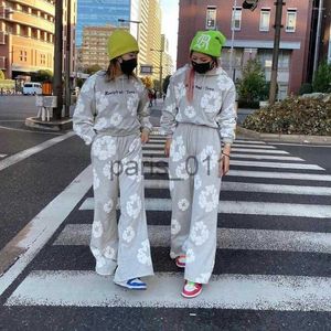 Męskie spodnie w stylu trójwymiarowym trójwymiarowym wydrukowanym wydrukowanym wybuchem joggery haajuku haftowane szerokie dresowe spodnie dresowe Mikro i kobiety mikro-rozszerzone spodnie x1017 x1018 x01