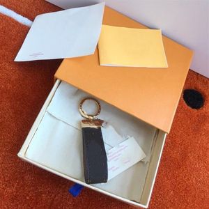 key chain metal leather keychain boutique gift box packaging men and women's souvenir car KeyRings179K