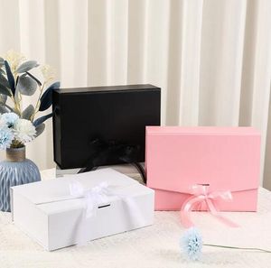 Confezione regalo pieghevole in cartone rigido Scatola per imballaggio di biancheria intima per abbigliamento Confezione regalo in carta speciale Flash per confezioni di bomboniere Christmax per matrimoni