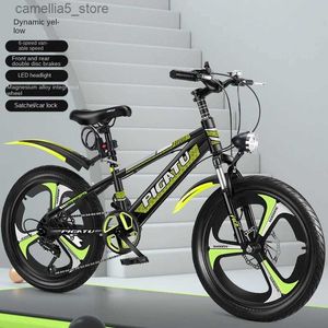 Bikes Ride-Ons WOLFACE 2022 Student Bicycle Variable Speed Bicycle 20 Inch 22 Inch 24 Inch Variable Speed Mountain Bike Children's Bicycle New Q231018