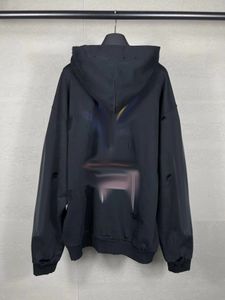 남성 다운 재킷 바람 위반자 재킷 편지 인쇄 방수 스프링 가을 남자 파리 코트