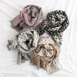 Scarves Wraps Children's scarf baby scarf imitation cashmere scarf wild Korean fashion shawl boys and girls kids windproof warm student scarf 231017