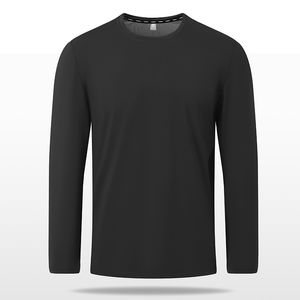 Heated long-sleeved T-shirts And Elegant Long Sleeve Anti-bacterial Sport T-shirt New Design Solid Running Tshirts Custom Logo Winter thermal clothing 53558#