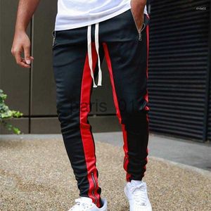 Pantaloni da uomo Pantaloni da uomo Pantaloni da jogging da uomo Casual Fitness Uomo Abbigliamento sportivo Pantaloni da tuta Pantaloni sportivi skinny Pantaloni Blu scuro Palestre Jogger Track x1017