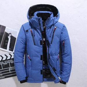 Piumino da uomo Parka 2023 Inverno Anatra Bianca Giacca da uomo Outdoor Cappotto con cappuccio Giacca a vento casual Spessa neve calda Capispalla oversize 231017