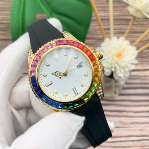 Diamond Watch Mens Watches Automatic Mechanical Movement Steel de Luxe Fashion Men Wristwatch Classic Classic Business XLLS02