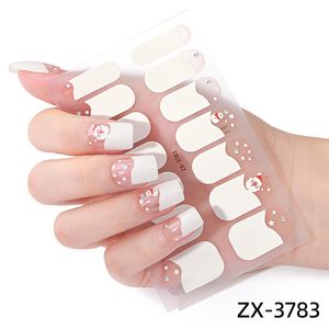 140 Pcs Nail Art Stickers Christmas Nail Sticker Craft Nail Art Stencils Xmas Nail Wrapper Gel Nail Tools Christmas Decor Gel Film Manicure Sticker Nail Polish