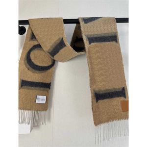 Muffler Winter Mohair Blended Jacquard Schal Damen Designer Halstuch Grüner Wollschal 231015