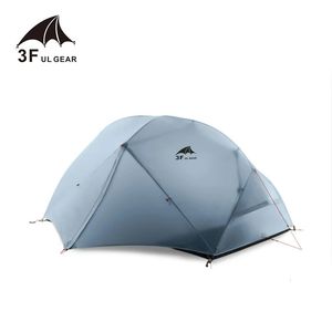 Çadırlar ve Barınaklar 3F Ul Gear 2 Kişi 4 Sezon Kamp Çadır Açık Ultralight Yürüyüş Backpacking Avcılık Su Geçirmez 15d Silikon Zelt Tenten 231017