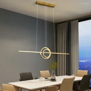 Pendelleuchten Küche Moderne LED-Lampe Schwarz oder Gold Nordic Lights Fixture Lampara Colgante Esszimmer Wohnzimmer