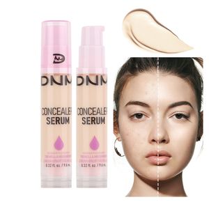 Waterproof Liquid Concealer Serum for Women Lightweight Warm Peach Cream Concealer Oil-Free Moisturizing Foundation for Correcting Tattoo Cover Up