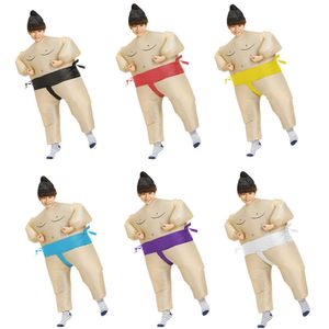 Costumi Cosplay per bambini Sumo Iatable Natale Halloween Purim Costume cosplay Ragazzi Ragazze Carnevale Party Dress Suit Abbigliamento