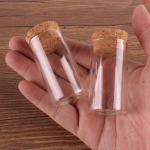 24pcs 20ml boyut 27*50mm Test Tüpü Cork Stopper Spice Şişeler Konteyner Kavanozları Flakonlar DIY Craftgood Miktar GNIWC