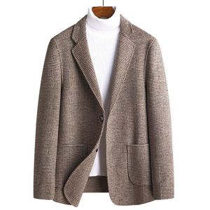 Abiti da uomo Blazer MRMT Abito di tweed fatto a mano di marca Abito di lana Abito di cashmere da uomo piccolo Nizi Blazer Uomo Soprabito per uomo Giacche da uomo 231016