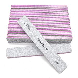 Nail Files 2550PCS Square Grit 80 100 180 Double Side 711in Sanding Buffer Block Set Grey For UV Polish Pedicure Manicure 231017