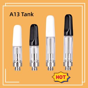 Customised Best Ceramic Cartridge 0.5ml 1.0ml Empty Vape Pyrex Glass Cartridge Tank System Vaporizer Pen 510 Thead Atomizer Vape Carts E-cigarette Kits In Stock