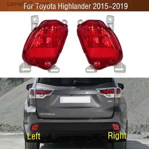 Bilens bakljus för Toyota Highlander 2015-2019 Bil bakre stötfångare Svansparkering Bromsljus Uppvärmning Turn Signalreflektor Lamp täcker ingen glödlampa Q231017