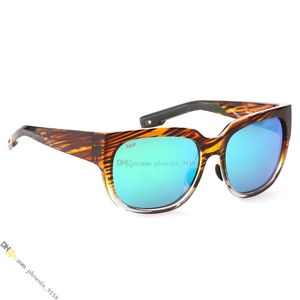 Óculos de sol Costas óculos de sol de grife óculos de sol esportivos para mulheres Lente polarizadora de alta qualidade Revo Color Coated TR-90Silicone Frame - Água; Loja/21890787