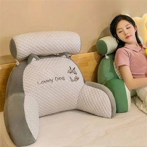 Plush Dolls Triangle Cushion Bedside Cartoon Sofa Plush Pillow Back Soft Large Backrest Bedroom Tatami Bay Window Bed Chair Waist Pillow 231016