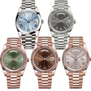 Daydate relógios mens relógio designer relógio de alta qualidade relógio luminoso 41mm data apenas designer automático orologio di lusso clássico relógios de pulso à prova d'água