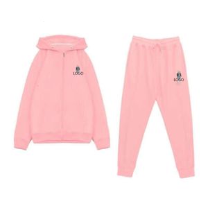 Womens Cotton Tracksuits Mens Comfortable Autumn Winter Clothes Fashion Two Picecs Outfits Outdoor Sportwear Customized Logo