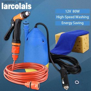 Car Washer Multi Functional High Pressure Self-priming Electric Water Auto Car Washer Wash Machine Pump Spray Gun Cleaning 12V Q231016