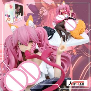 Finger Toys Xinhao Original Anime Fate/Extella Tamamo No Mae Uniform Sexig Girl Pvc Action Figur Hentai Toy Adult Collection Model Doll 14cm