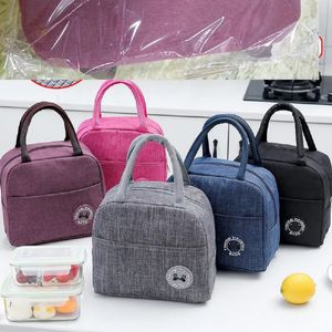 Isolierte Lunchtasche, Box für Damen und Herren, Thermoskanne, Kühler, heiß, kalt, für Erwachsene, Kinder, Lebensmittel,