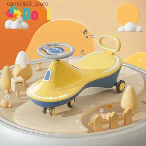 Bikes Ride-Ons DokiToy Twist Car Children's Yoyo Car Adults Can Sit on Universal Wheels Anti Rollover Shake Car New HotSale 2023 Drop Shopping Q231017