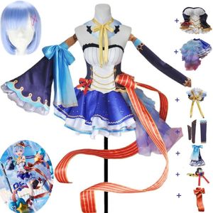 Cosplay anime rem re liv i en annan värld än noll kara himeru isekai seikatsu cosplay costume wig hallowen idol sexig kvinna kostym