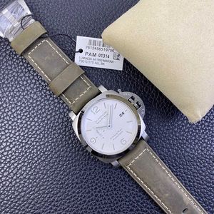 Luxury Watch Watches Designer Factory Sapphire Mirror Automatic Movement Size 44mm Cowhide Strap Weng