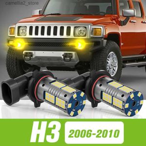 Bilens bakljus 2st för Hummer H3 2006-2010 LED FOG Light 2007 2008 2009 Accessories Q231017