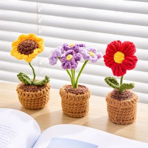 Arts and Crafts Creative Home Decor Cloth Flower Model Statue Living Room Ornaments Desk Accessories Textiles Sculpture and Figurines Craft Gift 231017