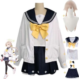 Cosplay Game Blue Archive Project Mx Itani Hifumi Cosplay Costume Wig Anime Trinity General School Sailor Uniform Halloween Suit