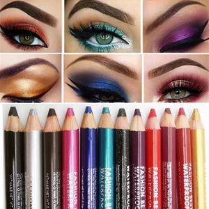 Göz farı çok fonksiyonlu kalem kalem su geçirmez su geçirmez parıltılı glitter mat eyeliner kalem uzun süreli dudak güzel