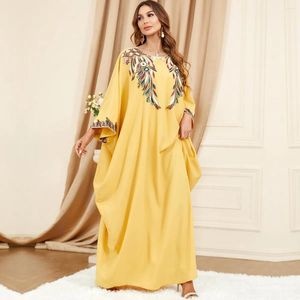 Abbigliamento etnico mediorientale musulmano manica a pipistrello sciolto moda abito di grandi dimensioni abito turco Abaya arabo islamico donna marocchina Kraftan