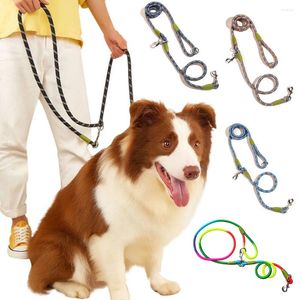 Dog Collars 1pcs Collar Traction Rope Running Free Hands Pet Strap Nylon Leashes Chain Oblique Shoulder Accessories