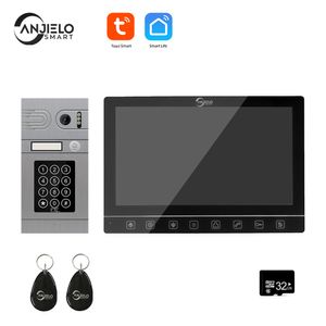 Tuya 10 inch Monitor Video Intercom For Home Doorbell Wifi Video Door Entry Tuya App Remote Control Unlock Smart Home Video Door Phone Intercom