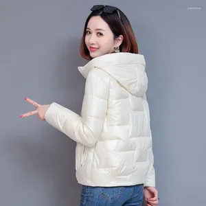 Women's Trench Coats Parkas Winter Female Jacket Fashion Hooded Bread Service Jackets Thick Warm Cotton Padded Parka Outwear G502